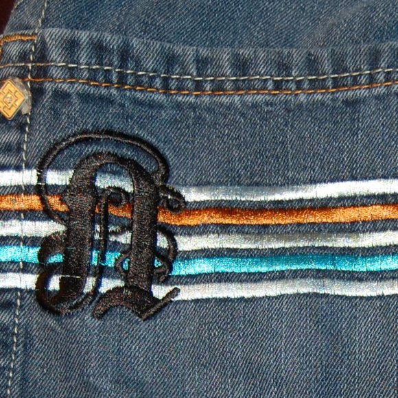 NOTORIOUS BIG Men's  Blue Jeans Size 38 Waist 36 Inseam - Picture 9 of 14